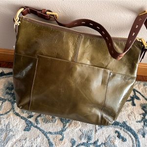 HOBO Olive Green shoulder purse